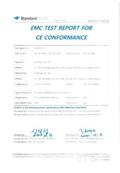 CE certification report